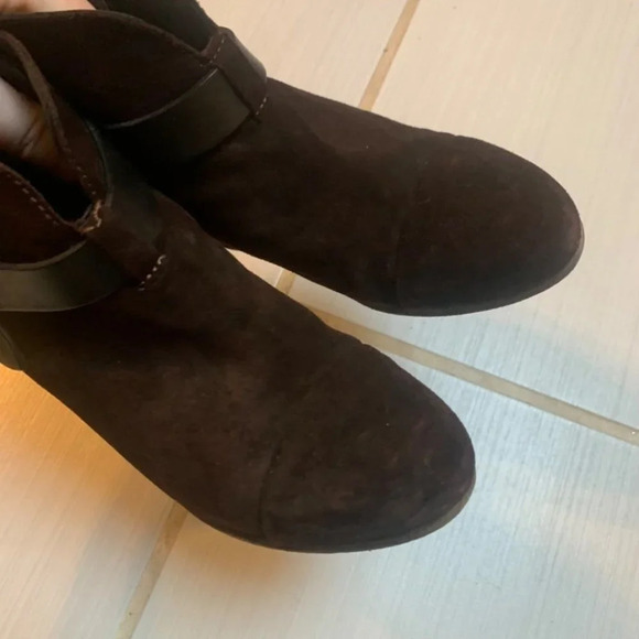 Rag and  Bone Brown Suede Harrow Ankle Booties 37 - Picture 13 of 16